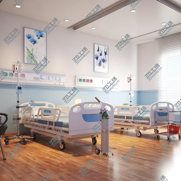images/goods_img/20210312/3D model Hospital Room Interior/1.jpg